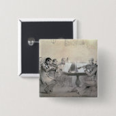 Quartett der Komponist-Zählung A.F. Lvov, 1840 Button (Vorne & Hinten)