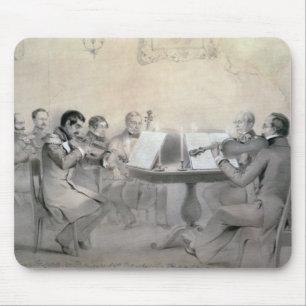 Quartett der Komponist-Zählung A.F. Lvov, 1840 Mousepad