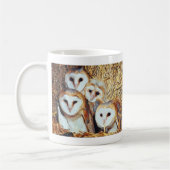 Quartett der Schleiereulen Kaffeetasse (Links)
