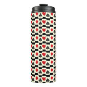 Quartett für Karten spielen Thermosbecher (Vorderseite)