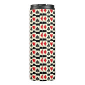 Quartett für Karten spielen Thermosbecher (Rückseite)