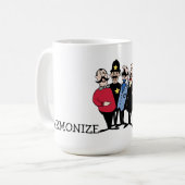 Quartett-Harmonie Kaffeetasse (Vorderseite Links)