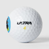 Quartett "Oriental Game Fowl" Golfball (Logo)