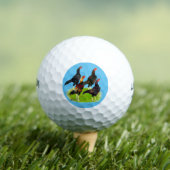 Quartett "Oriental Game Fowl" Golfball (Insitu T-Shirt)