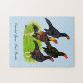 Quartett "Oriental Game Fowl" Puzzle (Horizontal)