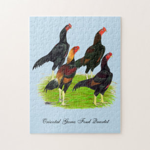 Quartett "Oriental Game Fowl" Puzzle