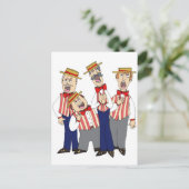 Quartett Postkarte (Stehend Vorderseite)