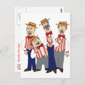 Quartett Postkarte (Vorne/Hinten)