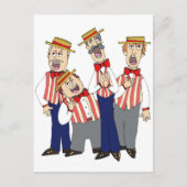 Quartett Postkarte (Vorderseite)