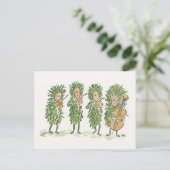 Quartett Postkarte (Stehend Vorderseite)