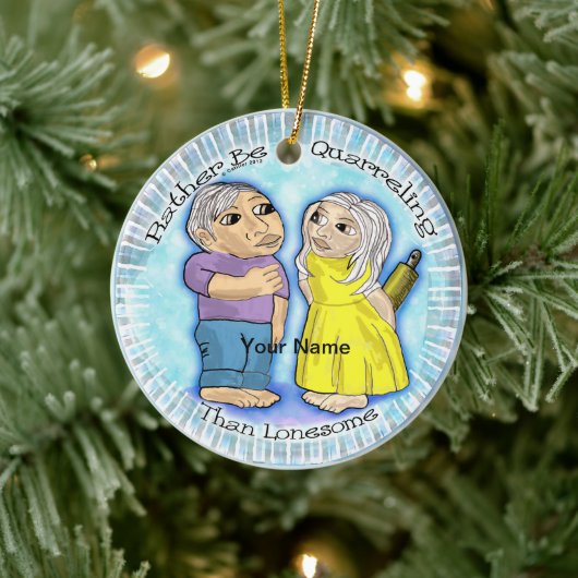 Quartieren oder einsame Verzierung Keramik Ornament (Baum)