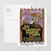 Quartiermeister Postkarte (Vorne/Hinten)