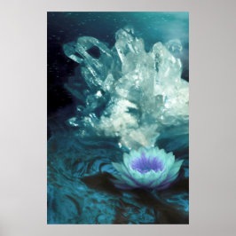 QUARTZ CRYSTAL FLUSS POSTER