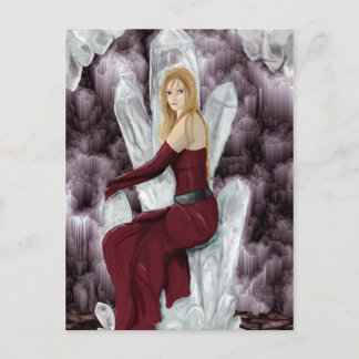 Quartz-Thron Postkarte