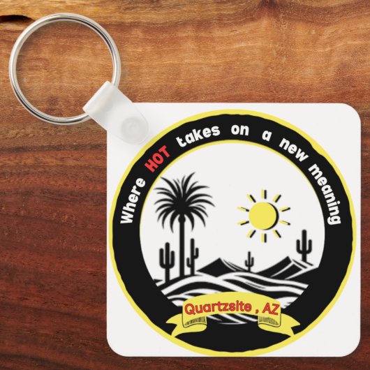 Quartzsite Keychain Schlüsselanhänger (Vorderseite)