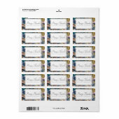 Quarz Adressaufkleber (Vorne)