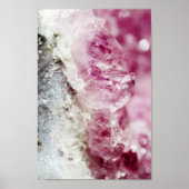 Quarz Crystal Amethyst Stone Poster (Vorne)