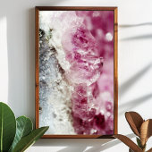 Quarz Crystal Amethyst Stone Poster