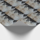 Quarzcluster Geschenkpapier (Ecke)