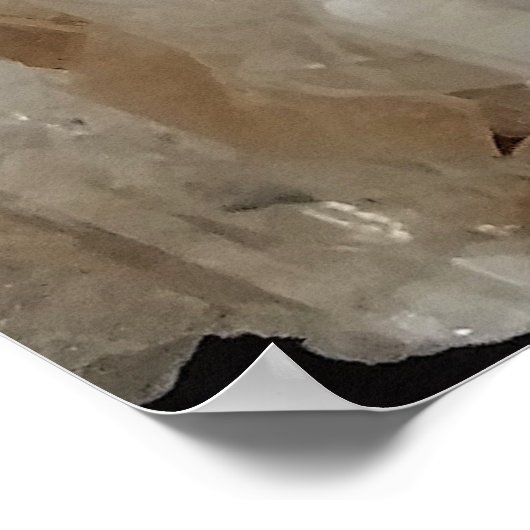 Quarzcluster Poster (Ecke)