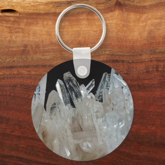 Quarzcluster Schlüsselanhänger (Vorderseite)