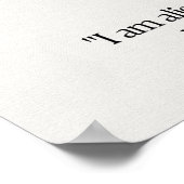 Quarzglas-Gem-Kristall-Karte löschen Poster (Ecke)