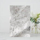 Quarzglas Zen Liebe Heilstein Glitzern Briefpapier (Stehend Vorderseite)