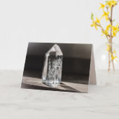 Quarzglaskarte Karte (Gelbe Blume)