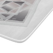 Quarzgrau Schneidebrett (Ecke)