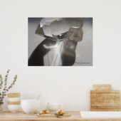 Quarzkristall 1 poster (Küche)