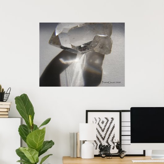 Quarzkristall 1 poster (Heimbüro)