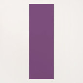 Quarzkristall-Cluster mit lila Hintergrund Yogamatte (Rückseite)