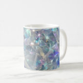Quarzkristall - Funkelnd Muster Kaffeetasse (VorderseiteRechts)