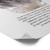 Quarzkristall löschen poster (Ecke)