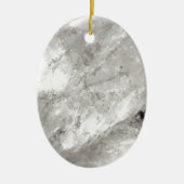 Quarzkristall Zen-Liebeheilende SteinGlitzern Keramik Ornament (Vorne)