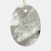 Quarzkristall Zen-Liebeheilende SteinGlitzern Keramik Ornament (Hinten)