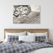 Quarzkristalle namens Herkimer Diamonds Leinwanddruck (Insitu (Schlafzimmer))