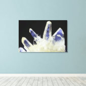 Quarzkristalle (SiO2), Peru, Südamerika Leinwanddruck (Insitu (Holzboden))