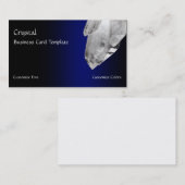 Quarzkristalle Visitenkarte (Vorne/Hinten)