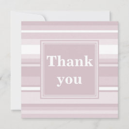 Quarzstreifen der Monogramm-Rose Dankeskarte