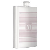 Quarzstreifen der Monogramm-Rose Flachmann (Rechts)