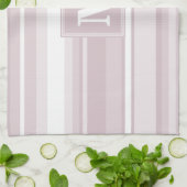Quarzstreifen der Monogramm-Rose Handtuch (Gefaltet)