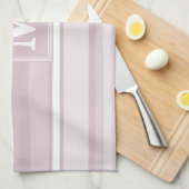 Quarzstreifen der Monogramm-Rose Handtuch (Viertel Falte)