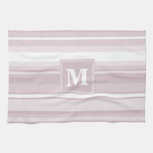 Quarzstreifen der Monogramm-Rose Handtuch (Horizontal)