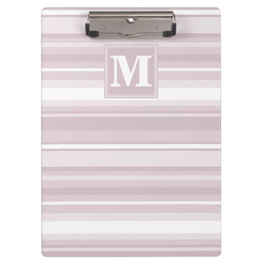 Quarzstreifen der Monogramm-Rose Klemmbrett (Vorderseite)