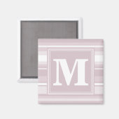 Quarzstreifen der Monogramm-Rose Magnet (Vorderseite/Rückseite)