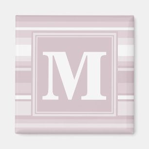 Quarzstreifen der Monogramm-Rose Magnet