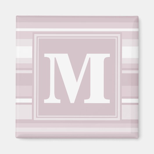 Quarzstreifen der Monogramm-Rose Magnet (Vorne)