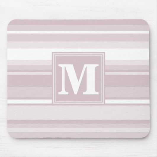 Quarzstreifen der Monogramm-Rose Mousepad (Vorne)