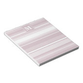 Quarzstreifen der Monogramm-Rose Notizblock (angewinkelt)